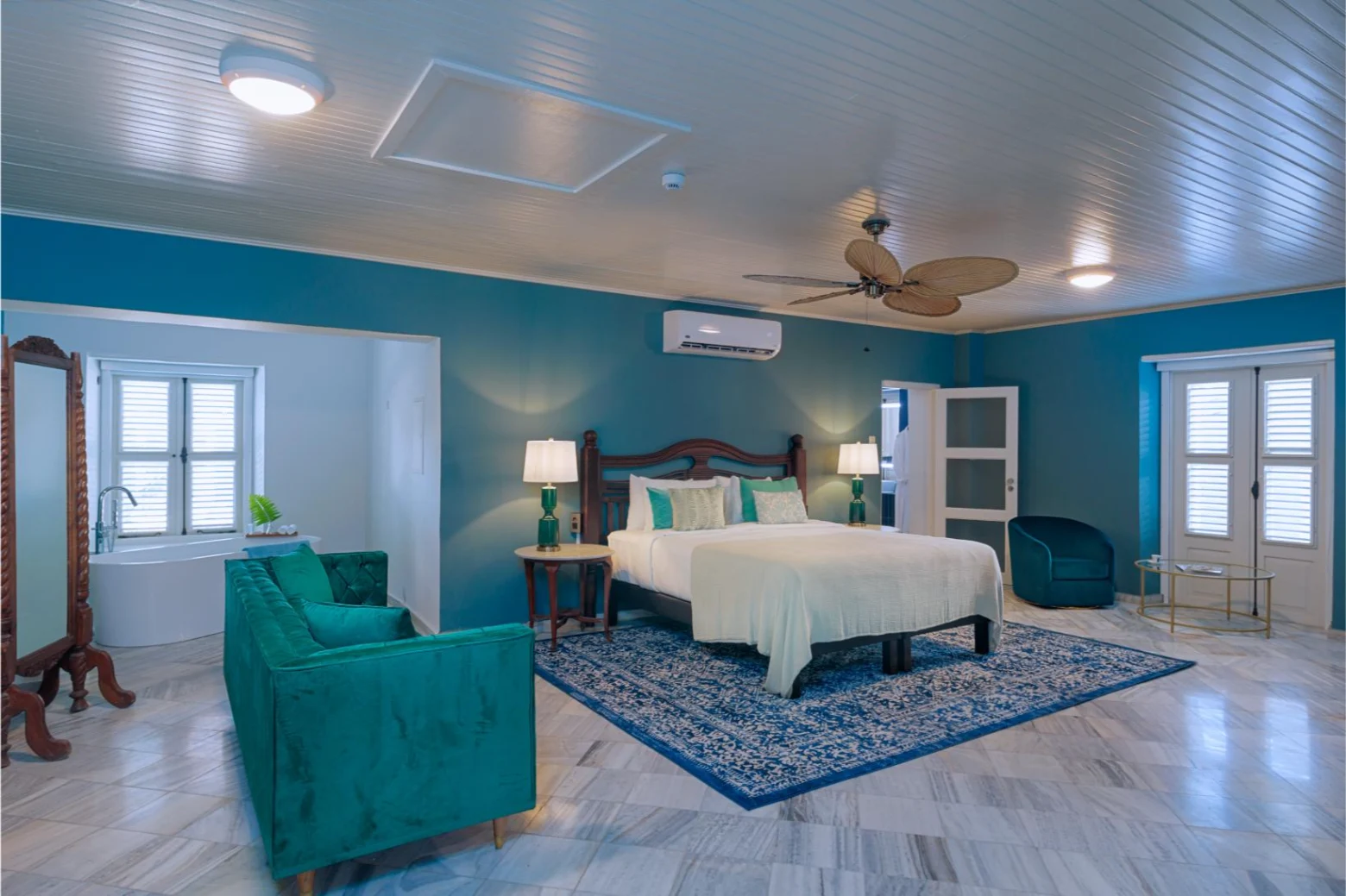 Junior Suite with bath Boutique Hotel Curacao Rooms Suites Willemstad Kura Botanica ()