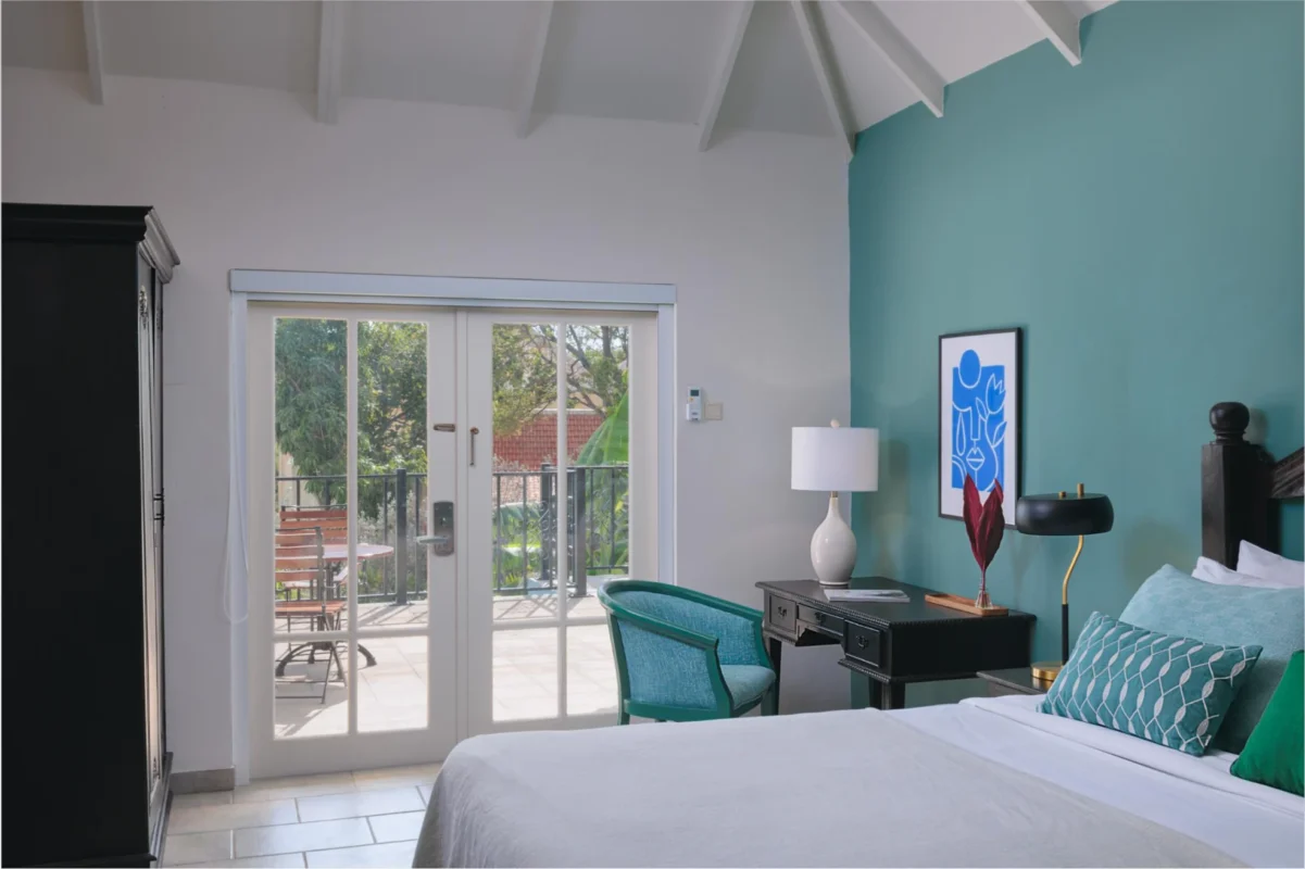 King Room Bay View Boutique Hotel Curacao Rooms Suites Willemstad Kura Botanica ()