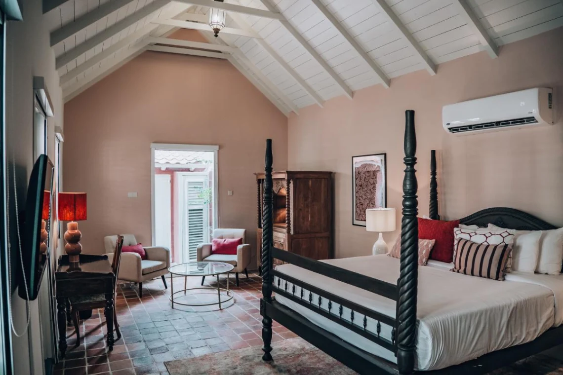 King Room Junior Suite Boutique Hotel Curacao Rooms Suites Willemstad Kura Botanica ()