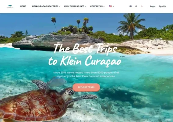 KleinCuracao.Deals homepage
