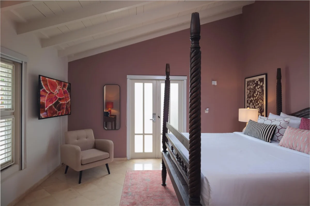 Superior King Room Boutique Hotel Curacao Rooms Suites Willemstad Kura Botanica ()